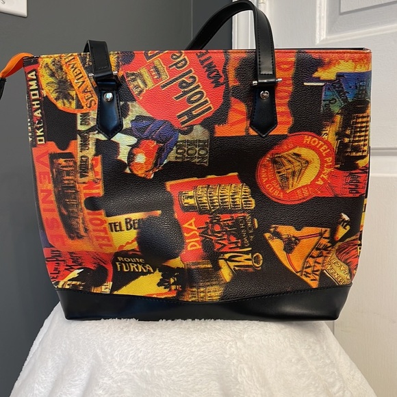Vintage Sydney Love Classic Hotel Tote Purse - Colorful Retro Design - Picture 4 of 10